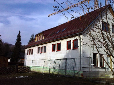 Rohbau neues Gerätehaus Graupa