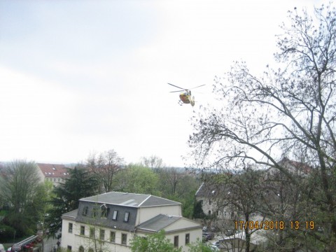 Hubschrauber im Anflug